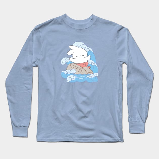 Little bunny mermaid, Merbunny Part of your world Long Sleeve T-Shirt by LoppiTokki